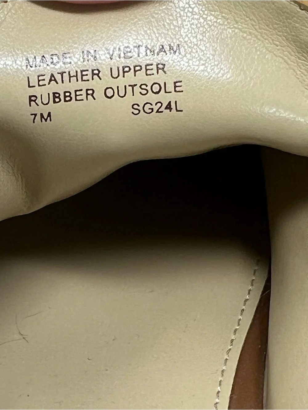 Michael Kors Brown Leather Platform Loafers with Gold MK Accent